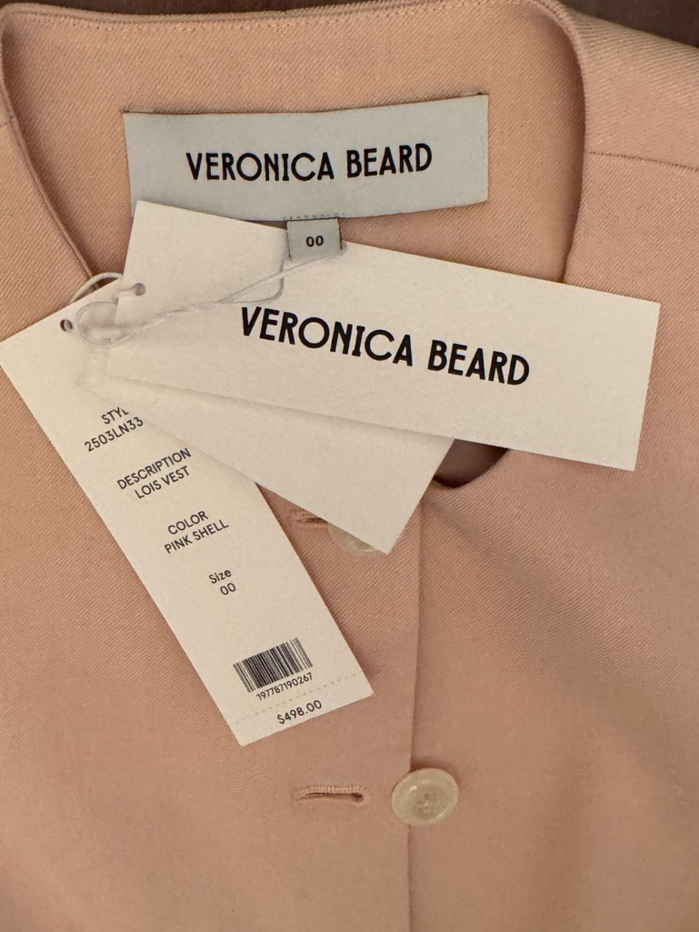 Veronica Beard ***SET*** Lois Vest with matching shorts. - Picture 13 of 14